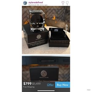 NIB $1,499 Forever Flawless Diamond Infused Thermal Mask COA card included